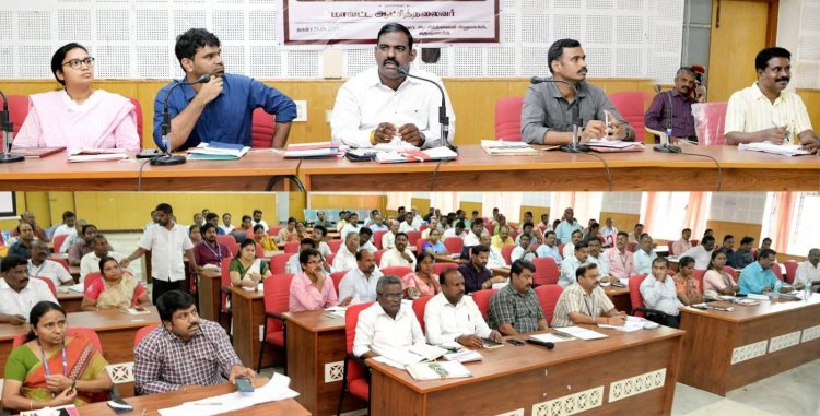 வருவாய் மற்றும் பேரிடர் மேலாண்மைத்துறை சார்பாக, வடகிழக்கு பருவமழை முன்னேற்பாடு பணிகள் .!