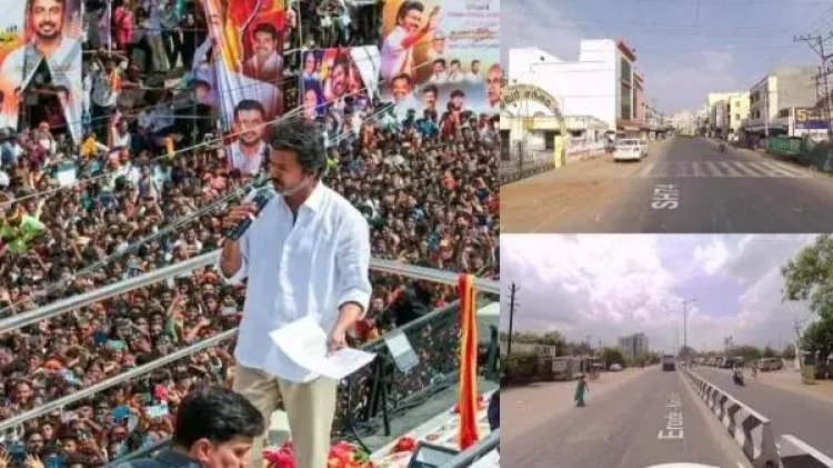 நேற்று கரூர் கூட்டம் நடந்த இடத்தை விட.. சிறிய இடம் கேட்ட விஜய்.! டி ஜி பி விளக்கம். !