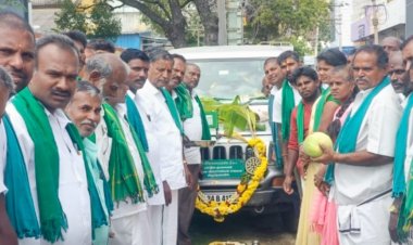 விவசாயிகள் சங்கத்தின் சார்பில் நடத்தப்பட்ட ஆயுதபூஜையில் தமிழக விவசாயிகள் சங்கத்தின் மாநில தலைவர் இராமகவுண்டர் பங்கேற்பு.!