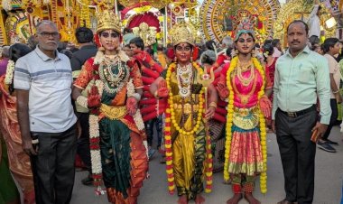 கிருஷ்ணகிரி பழையபேட்டையில் நவராத்திரி நிறைவு.!