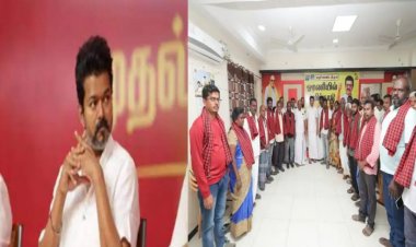 கரூர் வட்டச் செயலாளர் உட்பட 25 பேர் த வெ க விலிருந்து விலகி செந்தில் பாலாஜி முன்னிலையில் திமுக வில் இணைந்தனர். !