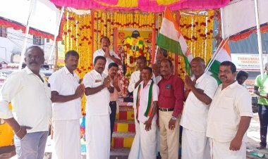 தென்காசியில் தமிழ் மாநில காங்கிரஸ் சார்பில் தேவர் ஜெயந்தி நிகழ்ச்சி.!