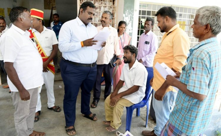 அகசிப்பள்ளி ஊராட்சிக்கு  நடைபெற்ற "உங்களுடன் ஸ்டாலின்” திட்ட முகாம் .!