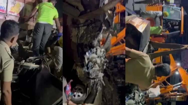 கோவையில் புதிதாக திறக்கப்பட்ட GD நாயுடு பாலம் அருகே.. நள்ளிரவில் கோர விபத்து.. 3 பேர் பலி .!