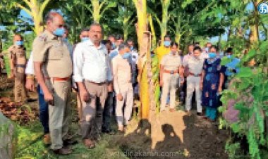 கோபி அருகே பயங்கரம்! ; இளம்பெண்ணை கொன்று தோட்டத்தில் குழி தோண்டி அம்மணமாக உட்கார வைத்த நிலையில் குழியை மூடியுள்ளனர்.!காவல் துறை விசாரணை. !