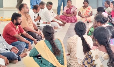 கட்டிகாணப்பள்ளி கிராமத்தில் உள்ளாட்சி தினத்தை முன்னிட்டு நடத்தப்பட்ட கிராம சபைக் கூட்டம் .!