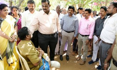 நலம் காக்கும் ஸ்டாலின்" திட்ட மருத்துவ முகாமை மாவட்ட ஆட்சியர் நேரில் ஆய்வு செய்தார். !