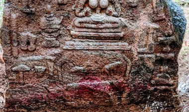 மஞ்சமேடு கிராமத்தில் மூன்றாம் குலோத்துங்க சோழர் கால வணிகக்குழு கல்வெட்டு கண்டுபிடிப்பு.!