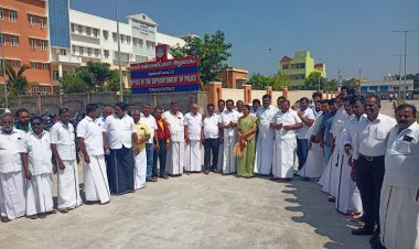 தென்காசி எஸ் பி யிடம் திமுகவினர், பாஜக நிர்வாகிகள் மீது புகார் மனு.!