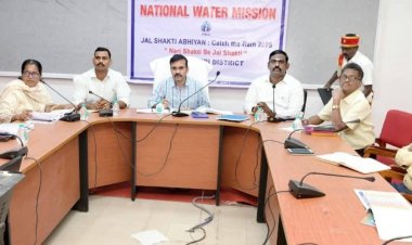 மாவட்ட ஆட்சியர் அலுவலக கூட்டரங்கில், ஜல் சக்தி அபியான் நீர்மேலாண்மை குறித்து அனைத்து துறை சார்ந்த அலுவலர்களுக்கான ஆய்வுக் கூட்டம்.!