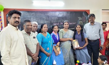 நமக்கு நாமே திட்டம் மூலம் புதிய வகுப்பறை கட்டிக் கொடுத்த ISRO - ஆதித்யா ட. 1 இயக்குநர் விஞ்ஞானி நிகர் ஷாஜி.!