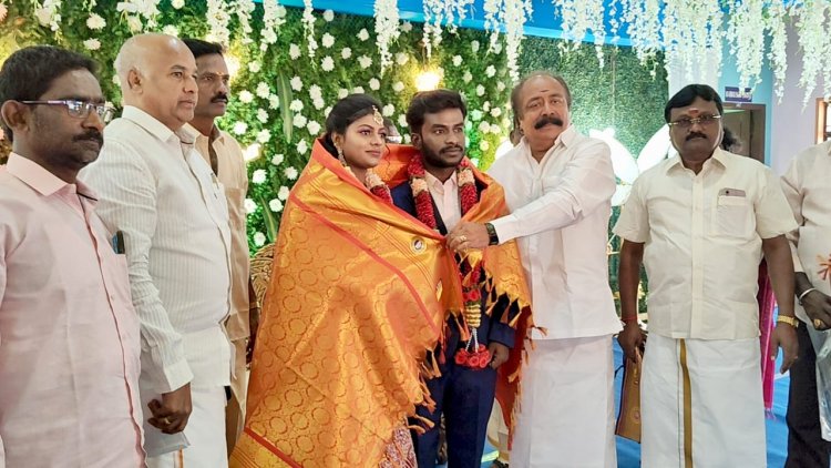 மாவட்டத் துணைத் தலைவர் பி.சி. சேகரின் இல்லத் திருமண வரவேற்புவிழா.!