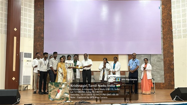 அரசு மருத்துவக் கல்லூரியில்  மருத்துவகல்வி (ம) ஆராய்ச்சி துறையின் 60-ம் ஆண்டின் நினைவாக வைர விழா.!