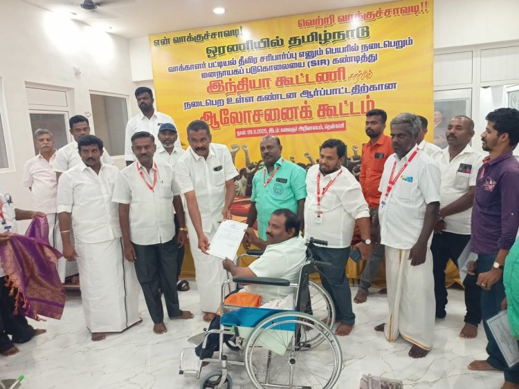 உள்ளாட்சிகளில் நியமனம் செய்யப் பட்ட மாற்றுத் திறனாளிகள் ஜெயபாலனிடம் வாழ்த்து பெற்றனர்.!