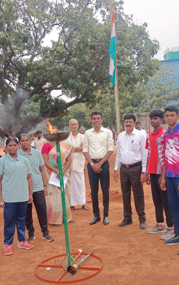 இலஞ்சி இராமசுவாமி பிள்ளை பள்ளியில் விளையாட்டு விழா!