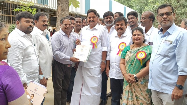 அரசு மகளிர் மேல்நிலைப்பள்ளியில்  நலன் காக்கும் ஸ்டாலின் திட்ட மருத்துவ முகாம் நடைபெற்றது.!