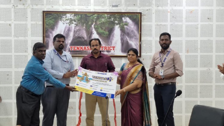 தமிழ்நாடு புத்தொழில் மற்றும் புத்தாக்க இயக்கம் , மாவட்ட தொழில் மையம் இணைந்து  நடத்திய தென்காசி Innovation Huddle நிகழ்ச்சி.!