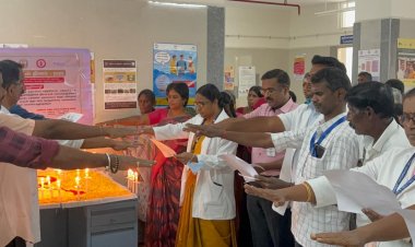 அரசு மருத்துவக் கல்லூரி மற்றும் மருத்துவமனையின் ஏ.ஆர்.டி மையத்தில் உலக எய்ட்ஸ் தின உறுதிமொழி ஏற்கும் நிகழ்ச்சி.!