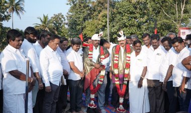 கலைஞர் நகர்ப்புற மேம்பாட்டுத் திட்டம் 2025-2026 கீழ் ரூ.4.39 கோடி மதிப்பீட்டில் புதிய பேருந்து நிலையம்.!