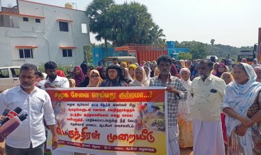 தென்காசியில் கணவன் மீது தாக்குதல் நடத்திய குற்றவாளிகளை கைது செய்ய கோரி மாவட்ட ஆட்சியரிடம் மனைவி ஜமீலா பேகம் புகார் மனு .!