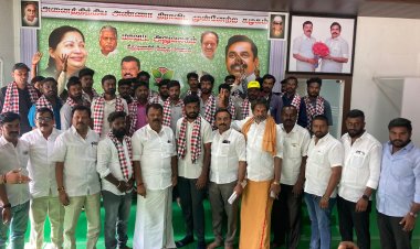 திமுக, தவெக ஆகிய கட்சிகளில் இருந்து விலகிய 100க்கும் மேற்பட்டோர் முன்னாள் அமைச்சர் முன்னிலையில் அதிமுகவில் இணைந்தனர்.!