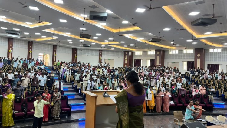 அரசு மருத்துவக் கல்லூரியில் மனித உரிமைகள் தின உறுதிமொழி நிகழ்ச்சி .!