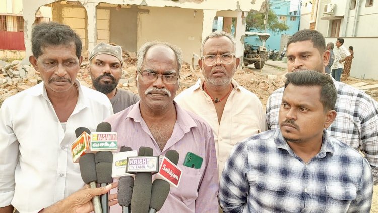 கிருஷ்ணகிரியில் நீர்வழிப் பாதையை ஆக்கிரமித்து கட்டப்பட்டுள்ள கட்டிடங்களை நீதிமன்ற உத்தரவுபடி அகற்றம்.!