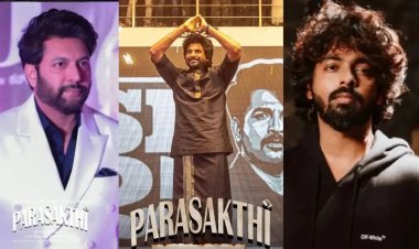 பராசக்தி மேடையில் விஜய் பற்றி பேசிய ஜிவி பிரகாஷ்., ரவி மோகனின் பதிலடி.!