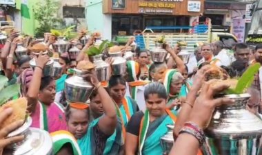 ப்ரியங்கா காந்தி பிறந்த நாளை முன்னிட்டு சிவன் கோவிலில் சிறப்பு பூஜைகள் நடைபெற்றது.!