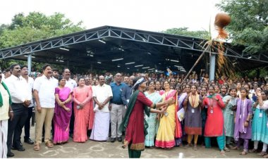 அரசு மகளிர் கலைக்கல்லூரி வளாகத்தில், சுற்றுலா வளர்ச்சி கழகம் சார்பாக பொங்கல் விழா. !