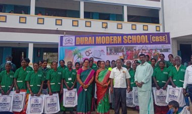 ஜெகதேவி துரை மாடர்ன் (சிபிஎஸ்இ) பள்ளியில் சமத்துவ பொங்கல் கொண்டாட்டம்.!