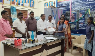 கலைப் போட்டியில் வெற்றி பெற்ற பள்ளி மாணவ, மாணவிகளுக்கு சான்றிதழ் வழங்கும் விழா.!