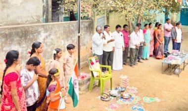 மிட்ட அள்ளி ஊராட்சி நடுநிலைப்பள்ளியில் குடியரசு தின விழா வெகுசிறப்பாகக் கொண்டாடப்பட்டது.!