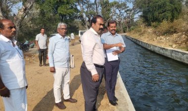 வறட்சியான பகுதியில் உள்ள ஏரிகளுக்கு நீர் வழங்க ஏதுவாக ரூ.274 கோடி மதிப்பில் நடைபெற்று வரும் திட்டப் பணிகளை நீர்வளத்துறை அரசு தலைமைச் செயலாளர் ஜே.ஜெயகாந்தன் நேரில் ஆய்வு. !