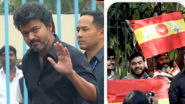 டிவிகே.. டிவிகே.. டிவிகே.. டெல்லி சிபிஐ அலுவலகத்தின் வெளியே தொண்டர்கள் கோஷம்..!