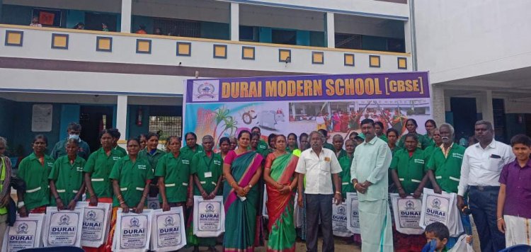 ஜெகதேவி துரை மாடர்ன் (சிபிஎஸ்இ) பள்ளியில் சமத்துவ பொங்கல் கொண்டாட்டம்.!