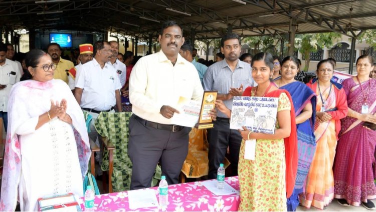 இந்திய அரசு இளைஞர் நலன் மற்றும் விளையாட்டு அமைச்சகம் மை பாரத் கேந்திரா கிருஷ்ணகிரி சார்பாக, வாக்காளர் விழிப்புணர்வு.!