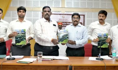 பொருள்இயல் மற்றும் புள்ளிஇயல் துறை சார்பாக, 2025 ஆம் ஆண்டிற்கான புள்ளிஇயல் கையேட்டை மாவட்ட ஆட்சித்தலைவர் ச.தினேஷ் குமார் இ.ஆ.ப. வெளியிட்டார். !