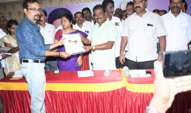 சோழிங்கநல்லூர் தொகுதியில் இலவச வீட்டு மனை பட்டா.!