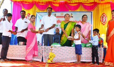 கதவணிஊராட்சியில் நடுநிலைப்பள்ளிஆண்டு விழா.!