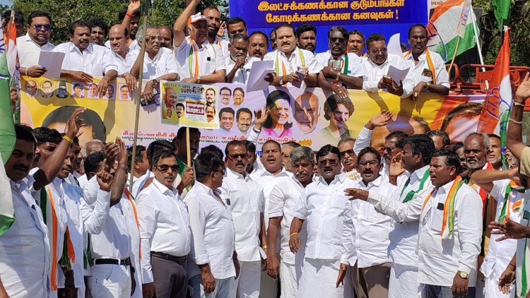 காந்தி தேசிய ஊரக வேலை வாய்ப்பு உறுதி அளிப்பு சட்டத்தை சிதைக்கும் நோக்கோடு செயல்படும் ஒன்றிய பாரதிய ஜனதா கட்சியின் மக்கள் விரோதப் போக்கினை கண்டித்து ஆர்ப்பாட்டம். !