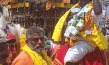 தீர்த்தமலையில் அமைந்துள்ள தீர்த்தகிரீஸ்வரர் கோயில்  தேரோட்டம் இன்று மிக சிறப்பாக நடைபெற்றது.!