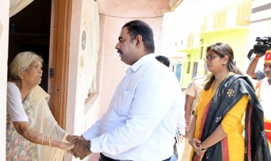 பர்கூர் பேரூராட்சியில், 85 வயதுக்கு மேற்பட்டவர்களுக்கு 12 D படிவம் வழங்கப்பட்டது. !