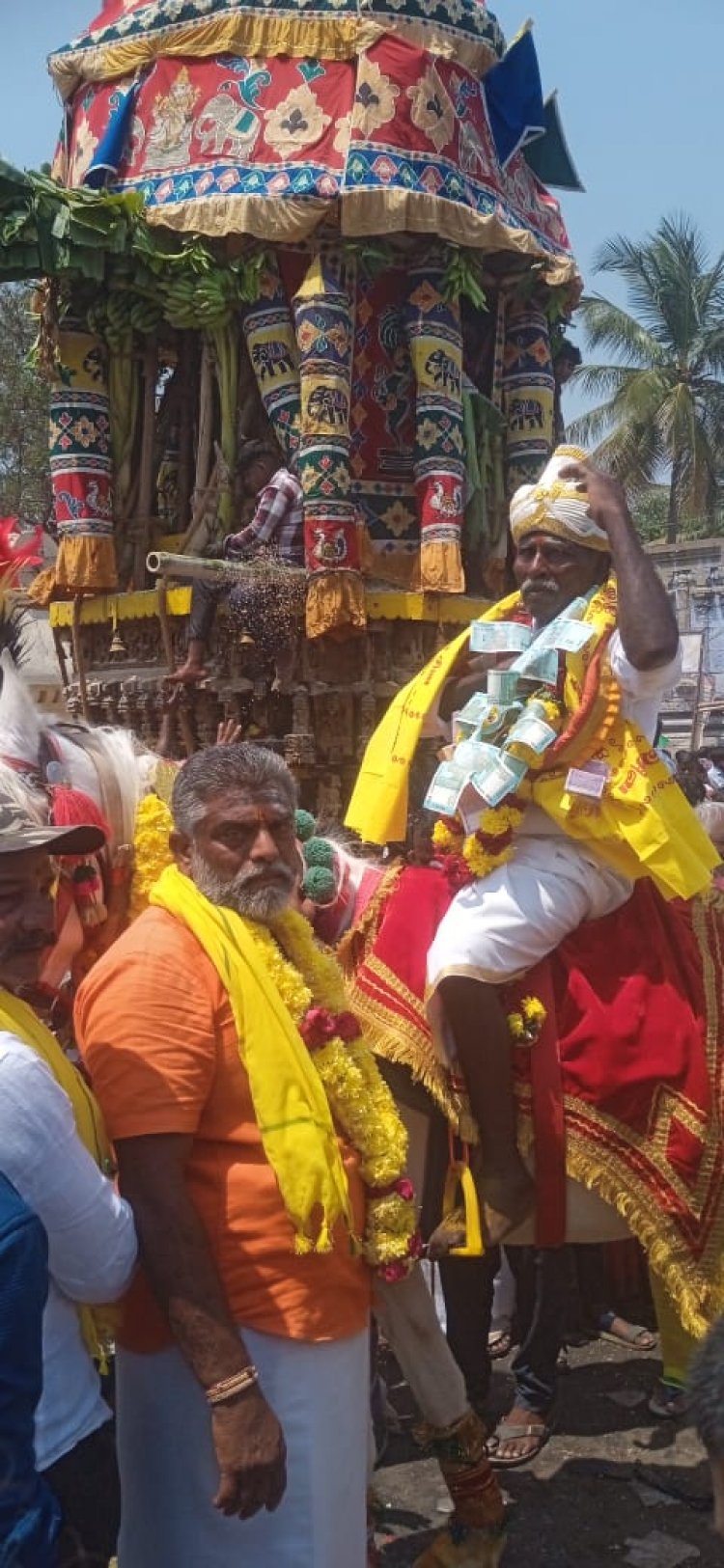 தீர்த்தமலையில் அமைந்துள்ள தீர்த்தகிரீஸ்வரர் கோயில்  தேரோட்டம் இன்று மிக சிறப்பாக நடைபெற்றது.!