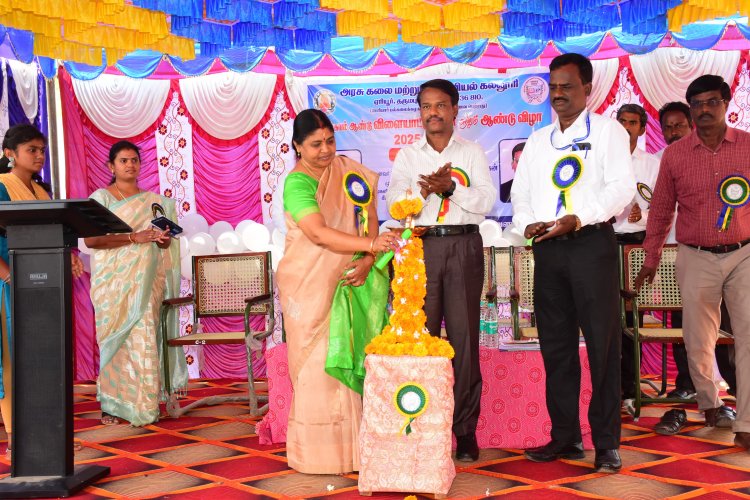 ஏரியூர் அரசு கலை மற்றும் அறிவியல் கல்லூரியில் ஆண்டு விழா மற்றும் விளையாட்டு விழா.!