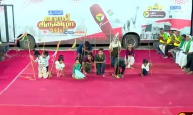 கிருஷ்ணகிரி புதிய பேருந்து நிலைய அருகாமையில் புதிய தலைமுறை தொலைக்காட்சி சார்பில் வருகின்ற சட்டமன்ற தேர்தலில்  100% வாக்களிக்க விழிப்புணர்வு பேரணி. !