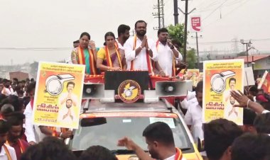 வேப்பனஹள்ளி தொகுதியில் தமிழக வெற்றி கழகம் வேட்பாளர் எஸ்.ஆர். சம்பங்கி வேட்புமனு தாக்கல். !