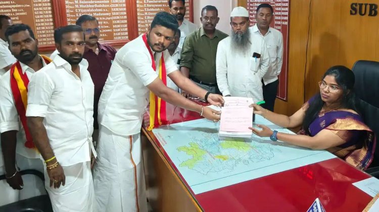 தவெக வேட்பாளருக்கு ஆதரவாக திமுக நிர்வாகி ஆதரவு ; திருநாவுக்கரசர் மகனுக்கு தொடரும் நெருக்கடி? - அதிரும் அறந்தாங்கி!